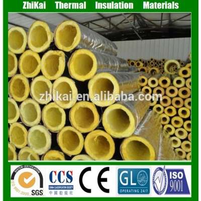 50mm Thick Glass Wool Pipe Insulation Cladding