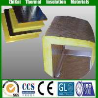 HVAC air duct Glasswool board insulation, 24kg/m3 Glass wool blankets